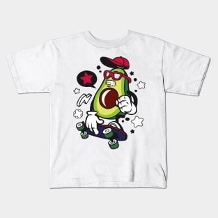 Avocado Skater Kids T-Shirt